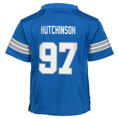 Aidan Hutchinson Detroit Lions Preschool Player Game Jersey - Blue Jerseys