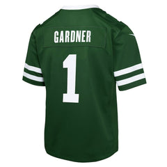 Ahmad Sauce Gardner New York Jets Youth Game Jersey - Green Jerseys