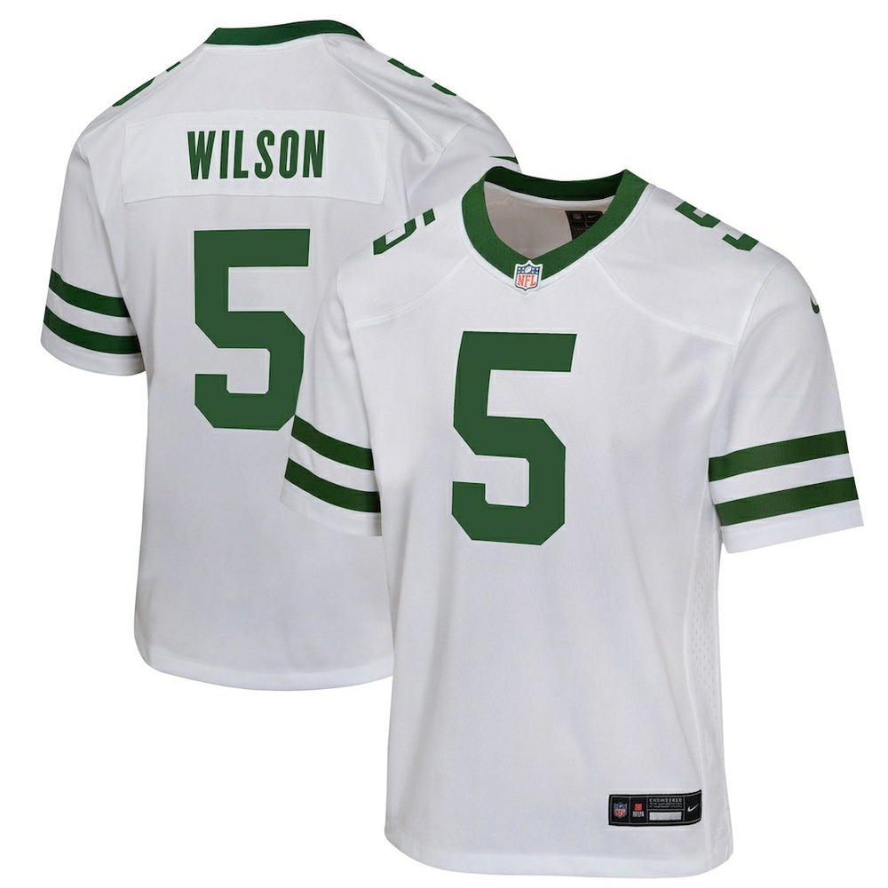 Garrett Wilson New York Jets Youth Game Jersey - White Jerseys