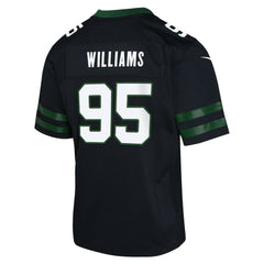 Quinnen Williams New York Jets Youth Game Jersey - Black Jerseys