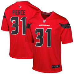 Dameon Pierce Houston Texans Youth Game Jersey - Red Jerseys