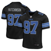 Aidan Hutchinson Detroit Lions Youth Game Jersey - Black Jerseys