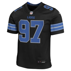 Aidan Hutchinson Detroit Lions Youth Game Jersey - Black Jerseys