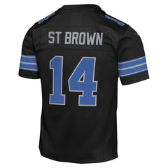 Amon-Ra St. Brown Detroit Lions Youth Game Jersey - Black Jerseys