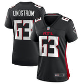 Chris Lindstrom Atlanta Falcons Women's Team Game Jersey - Black Jerseys