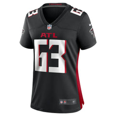 Chris Lindstrom Atlanta Falcons Women's Team Game Jersey - Black Jerseys