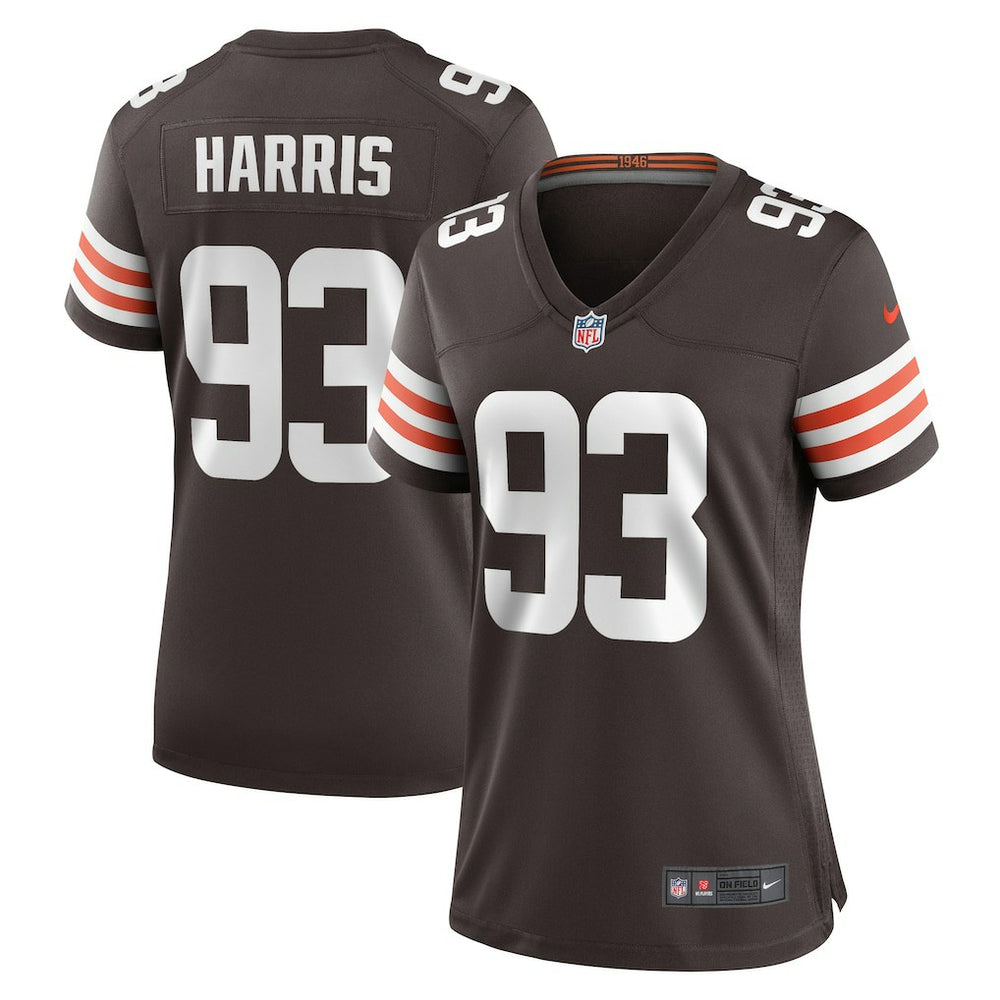 Shelby Harris Cleveland Browns Women's Team Game Jersey - Brown Jerseys