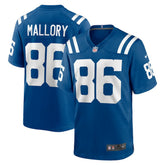 Will Mallory Indianapolis Colts Team Game Jersey - Royal Jerseys