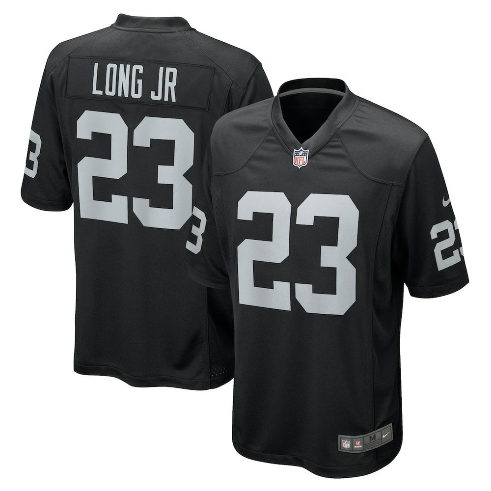 David Long Jr. Las Vegas Raiders Team Game Jersey - Black Jerseys