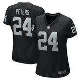Marcus Peters Las Vegas Raiders Women's Team Game Jersey - Black Jerseys