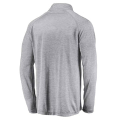 San Francisco Giants Profile Big & Tall Raglan Quarter-Zip Top - Heather Gray Tops