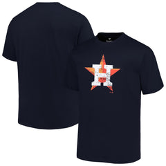 Houston Astros Profile Big & Tall Primary Logo T-Shirt - Navy T-shirts