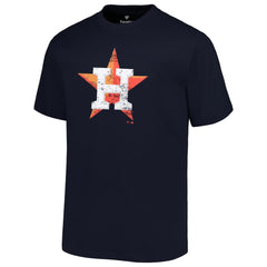 Houston Astros Profile Big & Tall Primary Logo T-Shirt - Navy T-shirts