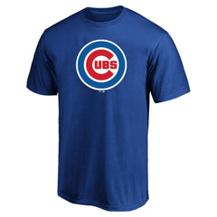 Chicago Cubs Profile Big & Tall Primary Logo T-Shirt - Royal T-shirts