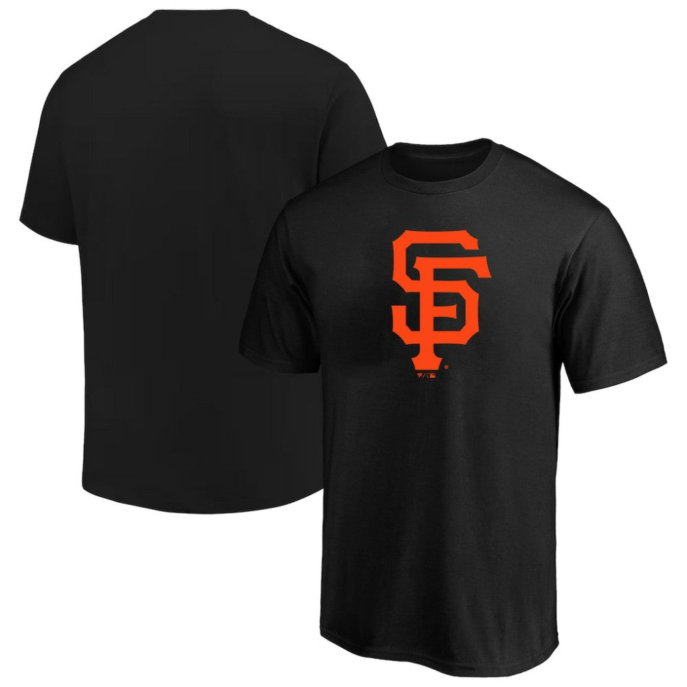 San Francisco Giants Profile Big & Tall Primary Logo T-Shirt - Black T-shirts
