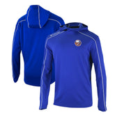 New York Islanders Columbia Omni-Wick Shotgun Long Sleeve Hoodie T-Shirt - Blue | US 200629180