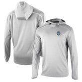 Seattle Kraken Columbia Omni-Wick Shotgun Long Sleeve Hoodie T-Shirt - Gray | US 200629185