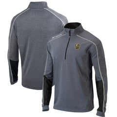 Vegas Golden Knights Columbia Omni-Wick Shotgun 2.0 Quarter-Zip Pullover Top - Gray/Black | US 200629213