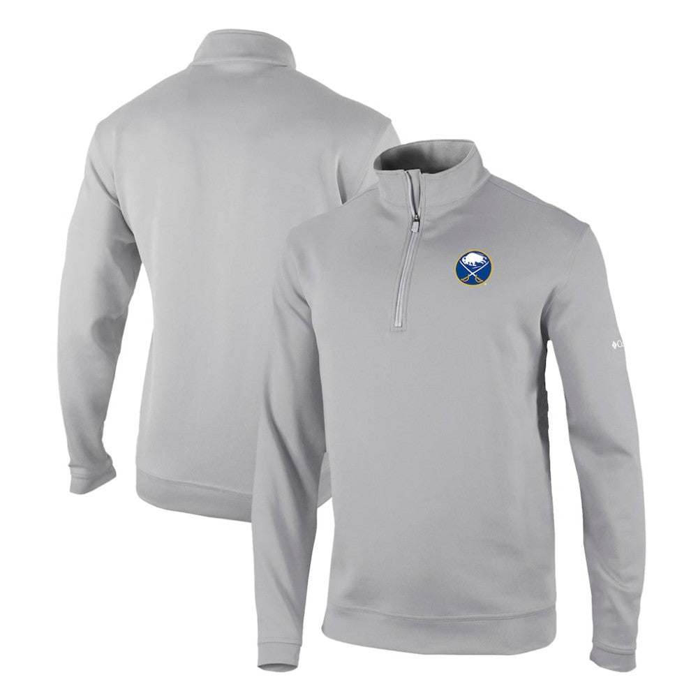 Buffalo Sabres Columbia Omni-Wick Wickhams Hills Half-Zip Pullover Top - Gray | US 200629221