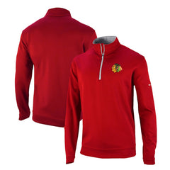 Chicago Blackhawks Columbia Omni-Wick Wickhams Hills Half-Zip Pullover Top - Red | US 200629225