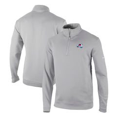 Colorado Avalanche Columbia Omni-Wick Wickhams Hills Half-Zip Pullover Top - Gray | US 200629228