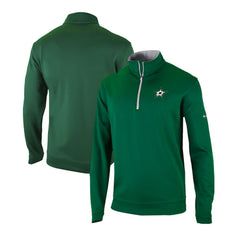 Dallas Stars Columbia Omni-Wick Wickhams Hills Half-Zip Pullover Top - Green | US 200629231