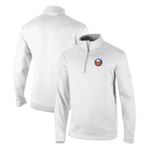New York Islanders Columbia Omni-Wick Wickhams Hills Half-Zip Pullover Top - White | US 200629245