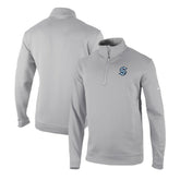 Seattle Kraken Columbia Omni-Wick Wickhams Hills Half-Zip Pullover Top - Gray | US 200629256