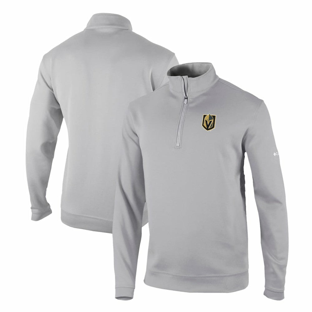 Vegas Golden Knights Columbia Omni-Wick Wickhams Hills Half-Zip Pullover Top - Gray | US 200629261