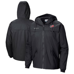 Carolina Hurricanes Columbia Oroville Creek Lightweight Full-Zip Windbreaker Jacket - Black | US 200629319