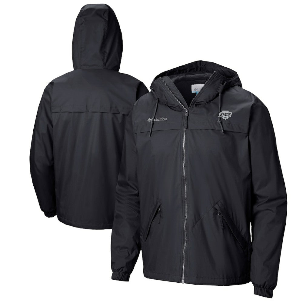 Los Angeles Kings Columbia Oroville Creek Lightweight Full-Zip Windbreaker Jacket - Black | US 200629328