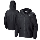 Los Angeles Kings Columbia Oroville Creek Lightweight Full-Zip Windbreaker Jacket - Black | US 200629328