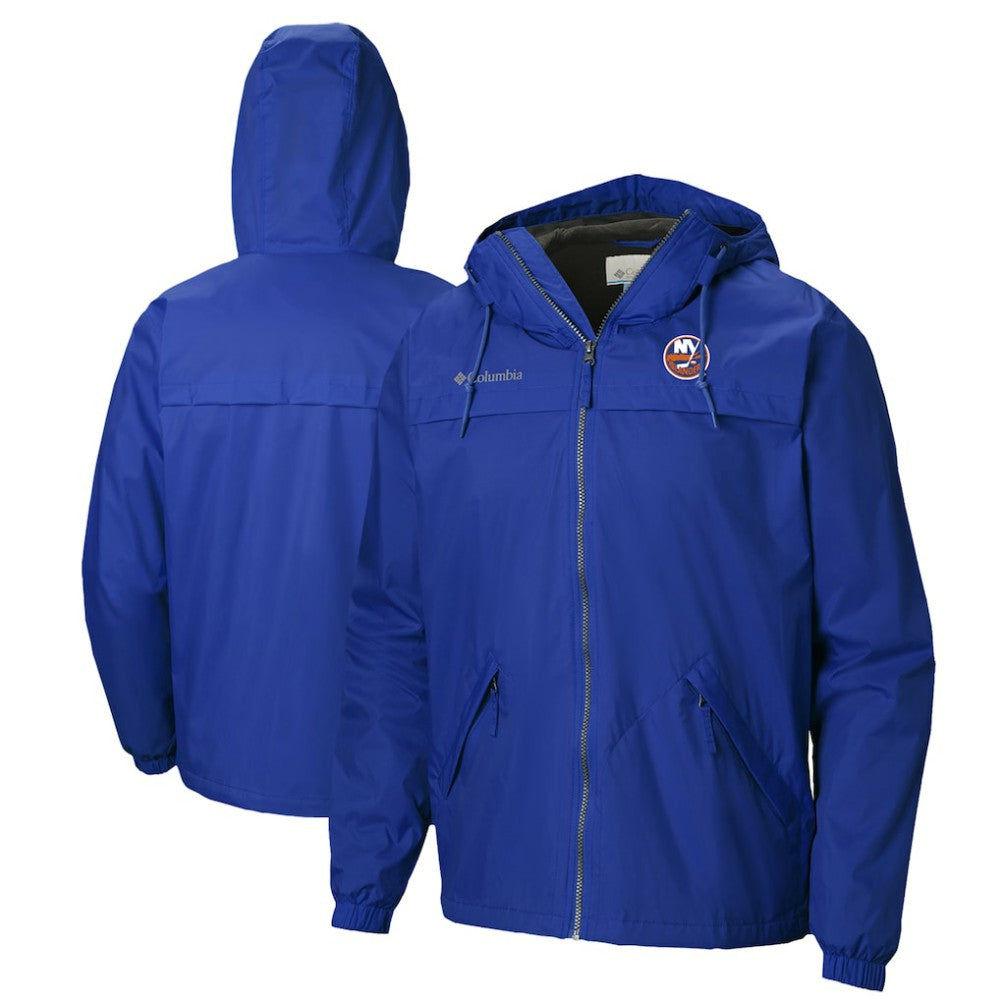 New York Islanders Columbia Oroville Creek Lightweight Full-Zip Windbreaker Jacket - Blue | US 200629335