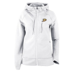 Anaheim Ducks Columbia Women's Omni-Wick Pack It Up Full-Zip Jacket - White | US 200629390