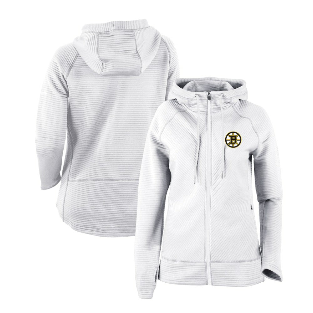 Boston Bruins Columbia Women's Omni-Wick Pack It Up Full-Zip Jacket - White | US 200629392