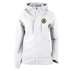 Boston Bruins Columbia Women's Omni-Wick Pack It Up Full-Zip Jacket - White | US 200629392