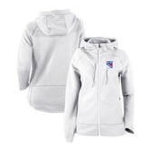New York Rangers Columbia Women's Omni-Wick Pack It Up Full-Zip Jacket - White | US 200629406
