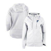 St. Louis Blues Columbia Women's Omni-Wick Pack It Up Full-Zip Jacket - White | US 200629411