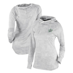 Dallas Stars Columbia Women's Omni-Wick Sunday Ball Pullover Hoodie - White | US 200629423
