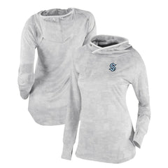 Seattle Kraken Columbia Women's Omni-Wick Sunday Ball Pullover Hoodie - White | US 200629436