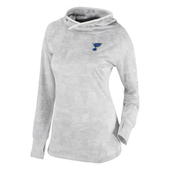 St. Louis Blues Columbia Women's Omni-Wick Sunday Ball Pullover Hoodie - White | US 200629437