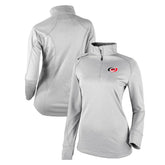 Carolina Hurricanes Columbia Women's Omni-Wick Shotgun 2.0 Quarter-Zip Pullover Top - White | US 200629444