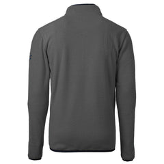 Baltimore Ravens Cutter & Buck Helmet Cascade Eco Sherpa Fleece Quarter-Zip Pullover Jacket - Gray/Black Pullover