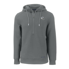 Indianapolis Colts Cutter & Buck Helmet Roam Eco Half-Zip Recycled Pullover Hoodie - Gray Hoodies