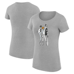 Chicago White Sox G-III 4Her by Carl Banks Women's Super-Slim Fit Lightweight Baseball Girls T-Shirt - Heather Gray T-shirts