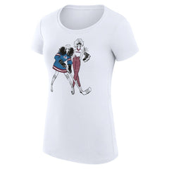 Colorado Avalanche G-III 4Her by Carl Banks Women's Super-Slim Fit Lightweight Hockey Girls T-Shirt - White | US 200632796
