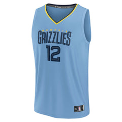 Ja Morant Memphis Grizzlies Youth Fast Break Replica Player Jersey Statement Edition Light Blue - Fanatics