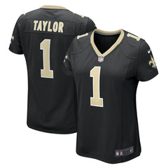 Alontae Taylor New Orleans Saints Women's Team Game Jersey - Black Jerseys