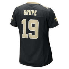 Blake Grupe New Orleans Saints Women's Team Game Jersey - Black Jerseys