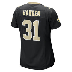 Jordan Howden New Orleans Saints Women's Team Game Jersey - Black Jerseys
